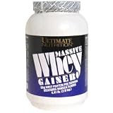 ULTIMATE NUTRITION MASSIVE WHEY GAINER CHOC 4.41 LB,  Tub