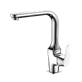Contemporary Solid Brass Kitchen Chrome Finish