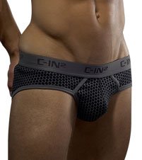 C-IN2 Men's Printed Pop Color Lo No Show Profile Brief