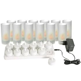 ENSEMBLE DE 12 BOUGIES A LED RECHARGEABLES (ref 89473...