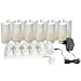 ENSEMBLE DE 12 BOUGIES A LED RECHARGEABLES (ref 89473...
