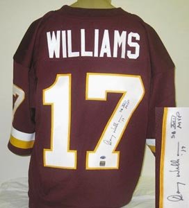 Doug Williams Signed Washington Redskins Maroon Custom Jersey