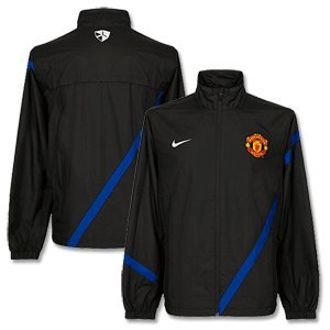 NIKE Herren Fussball Jacke Manchester United Sideline WP W, black/white, L, 423946 Preisvergleich
