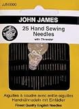 Colonial Needle Hand Needles With Threader 25/Pkg JJ50000, 12 Item(s)/Order