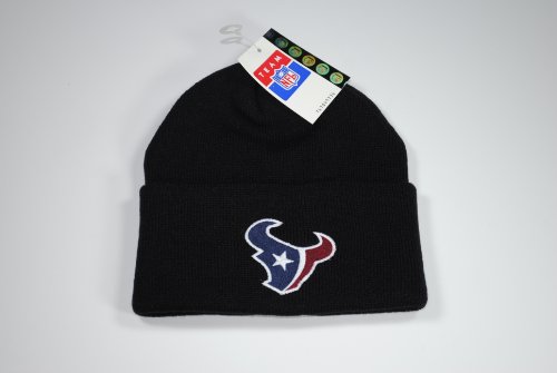 Houston Texans Cuffed Black Beanie Cap
