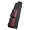 Black/scarlet
