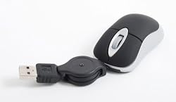 DURAGADGET retractable computer / laptop / netbook / notebook / mac mini mouse for Lenovo G550, t510 t410, Lenovo Ideapad S12