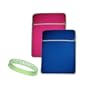 Blue - Pink Reversible Sleeve for GPS Devices 5.2 GPS Vehicle Navigator Garmin Nuvi 5000 GPS Wide Screen (GPS Not Included) + A Live*Laugh*Love Wrist Band!!!"