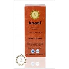 Khadi Pflanzenhaarfarbe Dunkelbraun