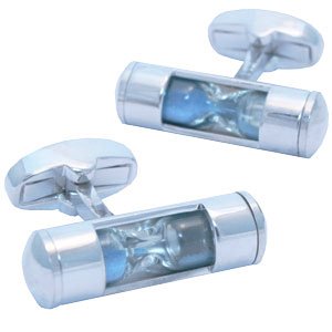 Sand Glass Egg Timer Cufflinks | Cuffs & Co