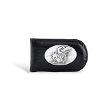 Kansas Leather Croco Black Magnetic Money Clip