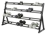 Long 4-Tier Dumbbell Rack