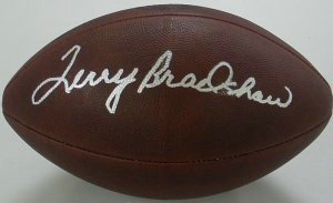 Terry Bradshaw Pittsburgh Steelers Autographed/Hand Signed Old Style Duke Football