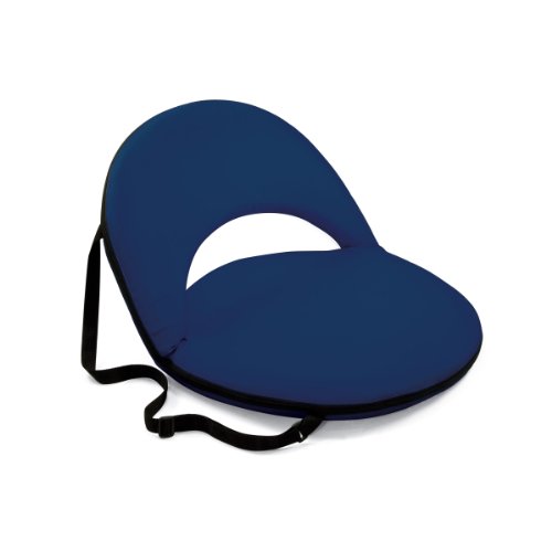 Picnic Time Portable Recreation Recliner Oniva Seat, Navy