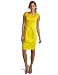 London Times Women's Ruffle Neck Sheath Dress