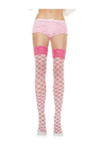 Sexy Lycra Stay Up Sheer Diamond Stockinglingerie Leg Avenue