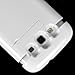 Samsung Galaxy S3 i9300 PowerBank External High Capacity (3200 mAh) Battery Power Pack Case / Cover (With Media Kick Stand) (White)