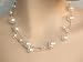 Küche & Haushalt : Collier Perlenkette Swarovski Kristallen - Schimmernde Glasperlen und funkelnde Swarovski Kristalle auf Stahlseide gefädelt 606