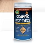 Olympic Oxy-Deck Wood Brightener 2.5lb powder makes 5 gallons for for deck/fence/siding