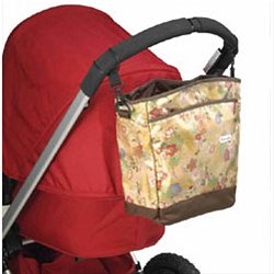 Fleurville Sling Tote Diaper Bag in Pink Chocolate