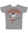 Peanuts Character Tee Shirt - Party Like A Rockstar Snoopy Tshirt.