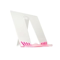 System-S Tisch St�nder Stand Halter Halterung in Transparent Pink f�r Tablet PC