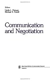 31kUiMxr7AL. SL160  Communication and Negotiation (SAGE Series in Communication Research)
