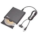  : Targus PADVW010U USB 2.0 Rewriteable DVD +/- RW Slim External Drive - Black