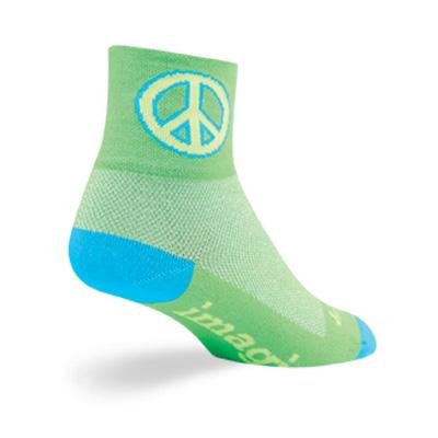 SockGuy Classic 3in Peace Love Tanks Cycling/Running Socks