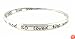 Bracelet - B156 - John 3:16 - God So Loved The World That He Gave His One and Only Son... ~ Silver Tone Metal