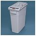 Rubbermaid-Confidential Document Retrofit Lid Kit for Slim Jim Containers, Gray (RUB9W1600GRAY) Category: Recycling Trash Cans and Containers