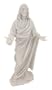 Jesus Christ Blessing Statue Marble Finish 12-inch