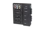SWITCH BOX SCART 3 PORTE CON AUDIO -...