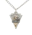 New Orleans Saints Chain Necklace & Pewter Pendant - NFL Football Fan Shop Sports Team Merchandise