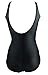 Cocoship Inspired Fashion V-Neckline One Piece Maillot Oceanus Swimsuit(FBA)
