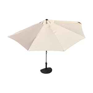 Amazon.de: Sonnenschirm halbrund rechteckig für Balkone oder Terrassen