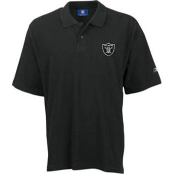 Oakland Raiders Reebok Black RA Polo Shirt - M