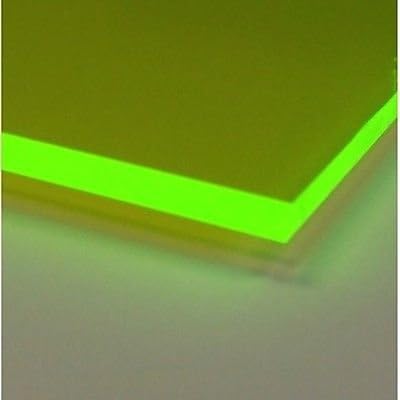 Fluoresent Green Acrylic .236 12"x12" Nominal