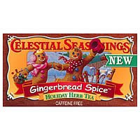 Celestial Seasonings Holiday Tea Gingerbread Spice Herb Tea, 20-count (Pack of 2)