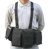 Newswear Mens Medium Chestvest, SLR Camera & Lens Carry System, Black.