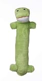 Multipet Look Who's Talkin Loofa Frog Plush Dog Toy