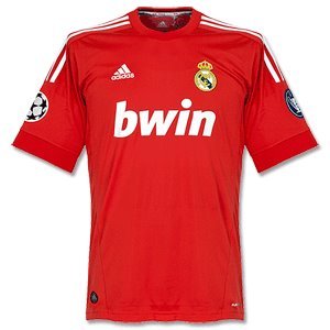 Real Madrid Away Red third Kaka#8 Champions League Jersey(L)