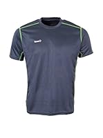 Izas Camiseta Manga Corta Maubic (Gris Oscuro / Verde Claro)