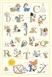Disney Princess Alphabet 24x36 Beveled