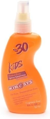 KINeSYS Sunscreen Spray, Kids, SPF 30, Fragrance-Free 4 fl oz (120 ml)