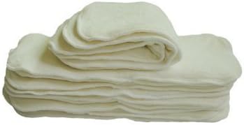 Baby Cloth Diaper 4layers Super Water Absorbent Antibacterial Bamboo Inserts, 10pcs