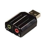 High QualitySYBA Accessory SD-CM-UAUD USB Stereo Audio Adapter RoHS Sound Retail NEW