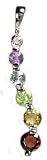 925 Sterling Silver Diamond-Accents Multi Gemstone Journey Pendant