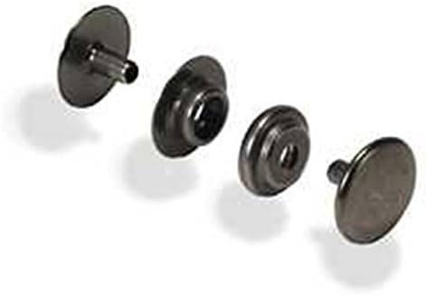 5 pks of 10 ea (50 sets) Line 20 Snaps black Plated by Tandy - FREE SHIPPING!