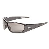 5.11 Tactical Climb Polarized Eyewear Smoke Distortion Free 8 Base Lense Gloss Black Nylon Frame